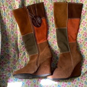 Patchwork Boots